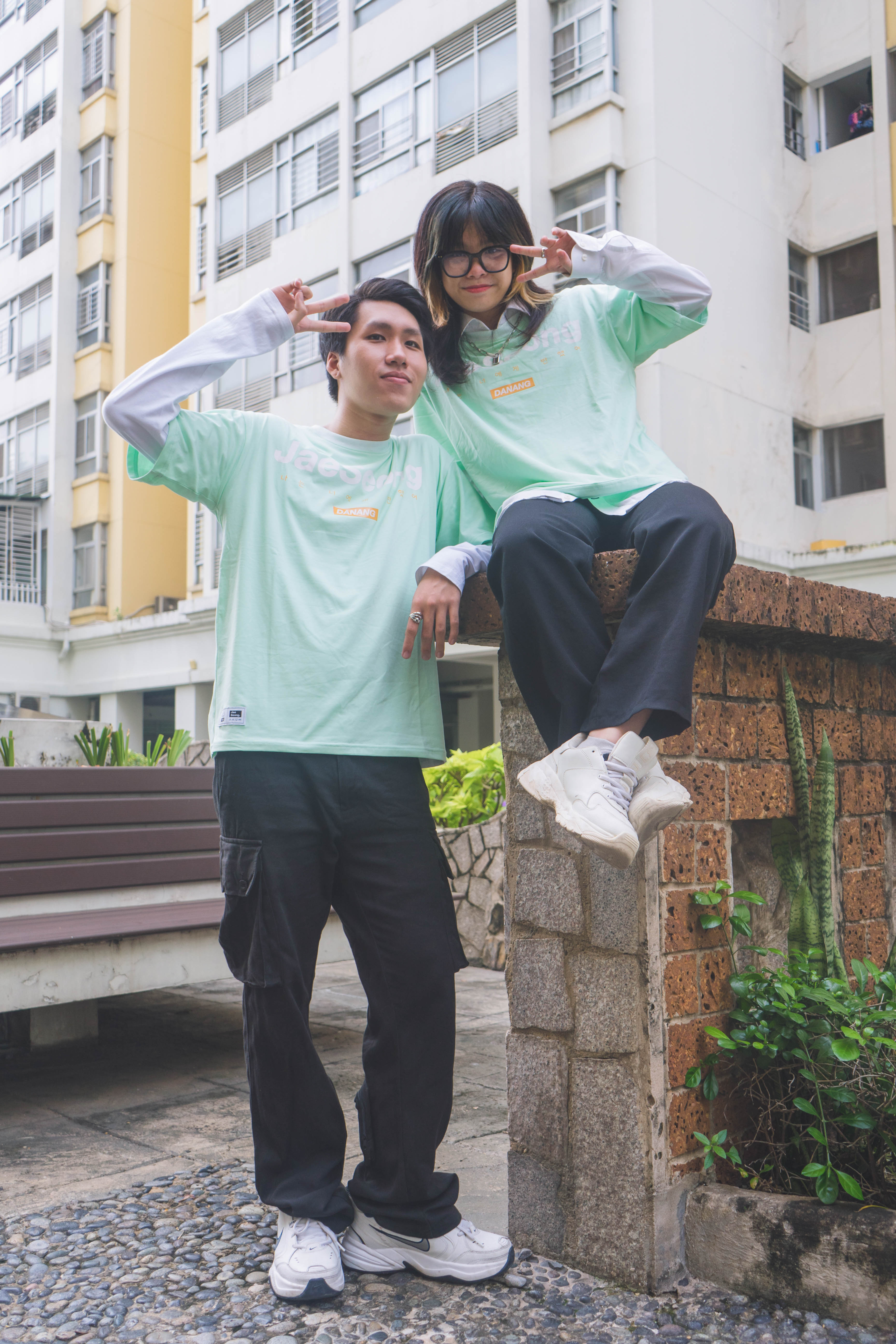 JAESEONG DANANG BOX LOGO T-SHIRT