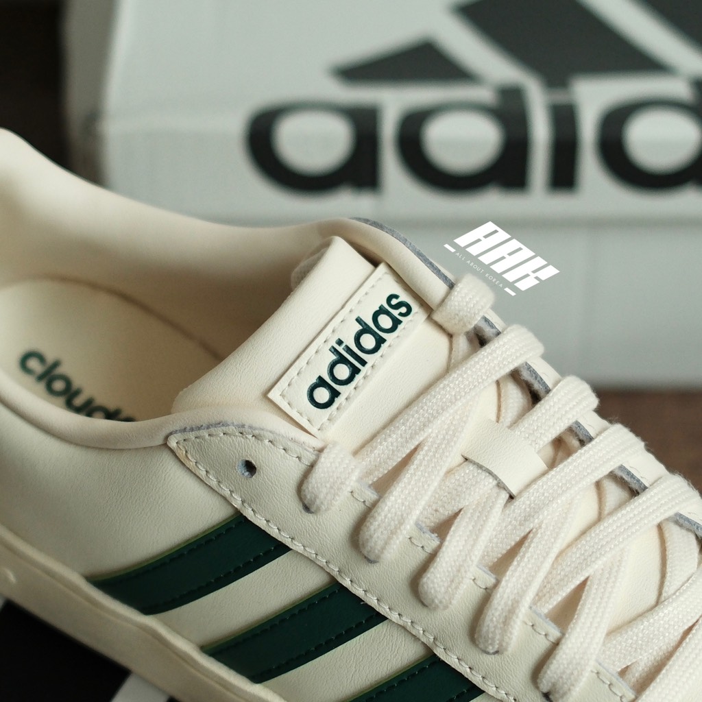 ADIDAS NEO STREET CHECK CREAM/WHITE GREEN (ID6061)