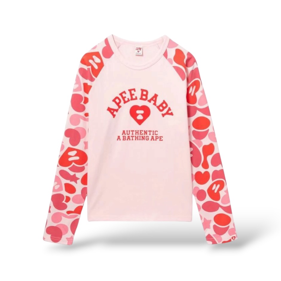 AAPE Camo Sleeves Raglan Long Sleeve (AS00176)