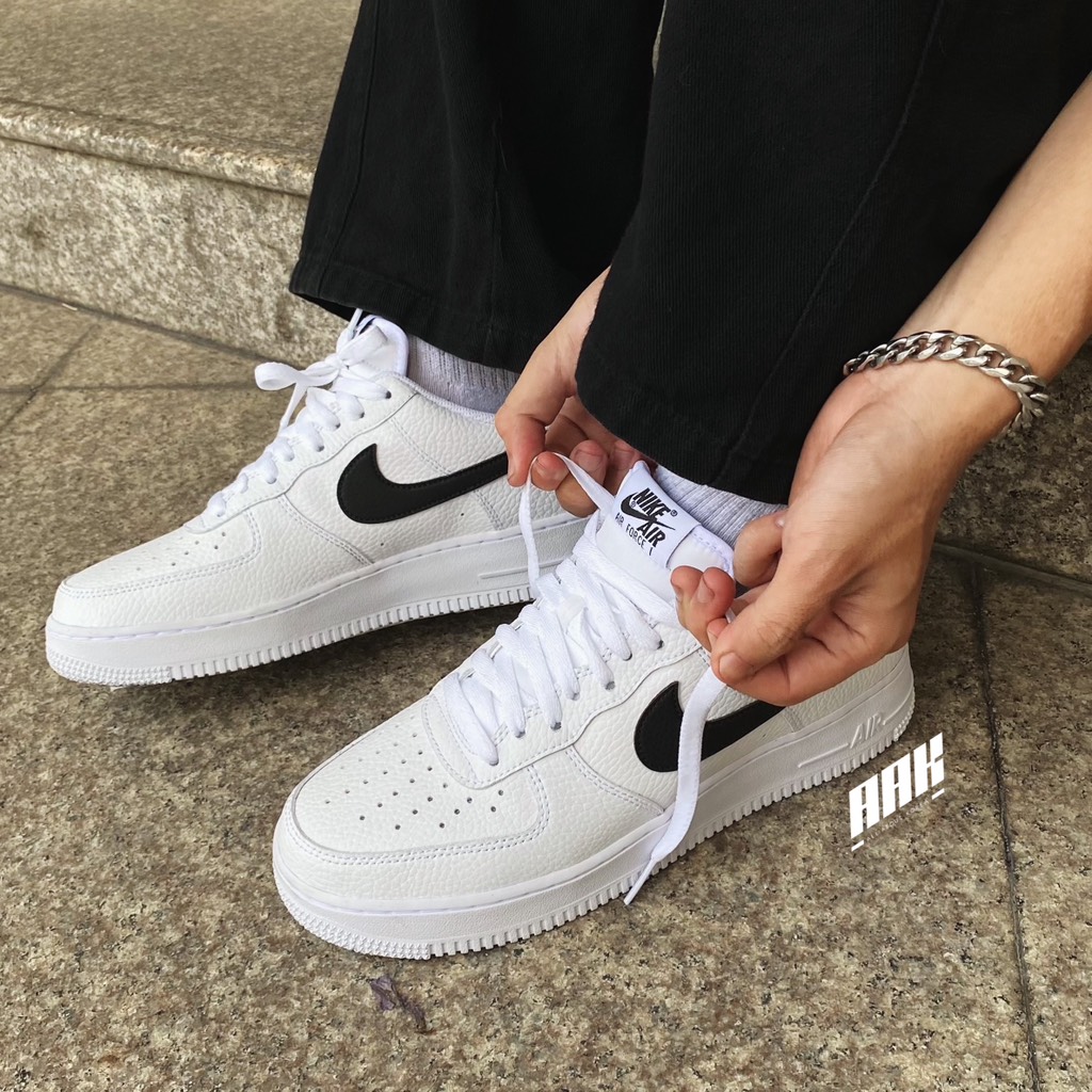 NIKE AIR FORCE 1 LOW WHITE BLACK - CT2302 100