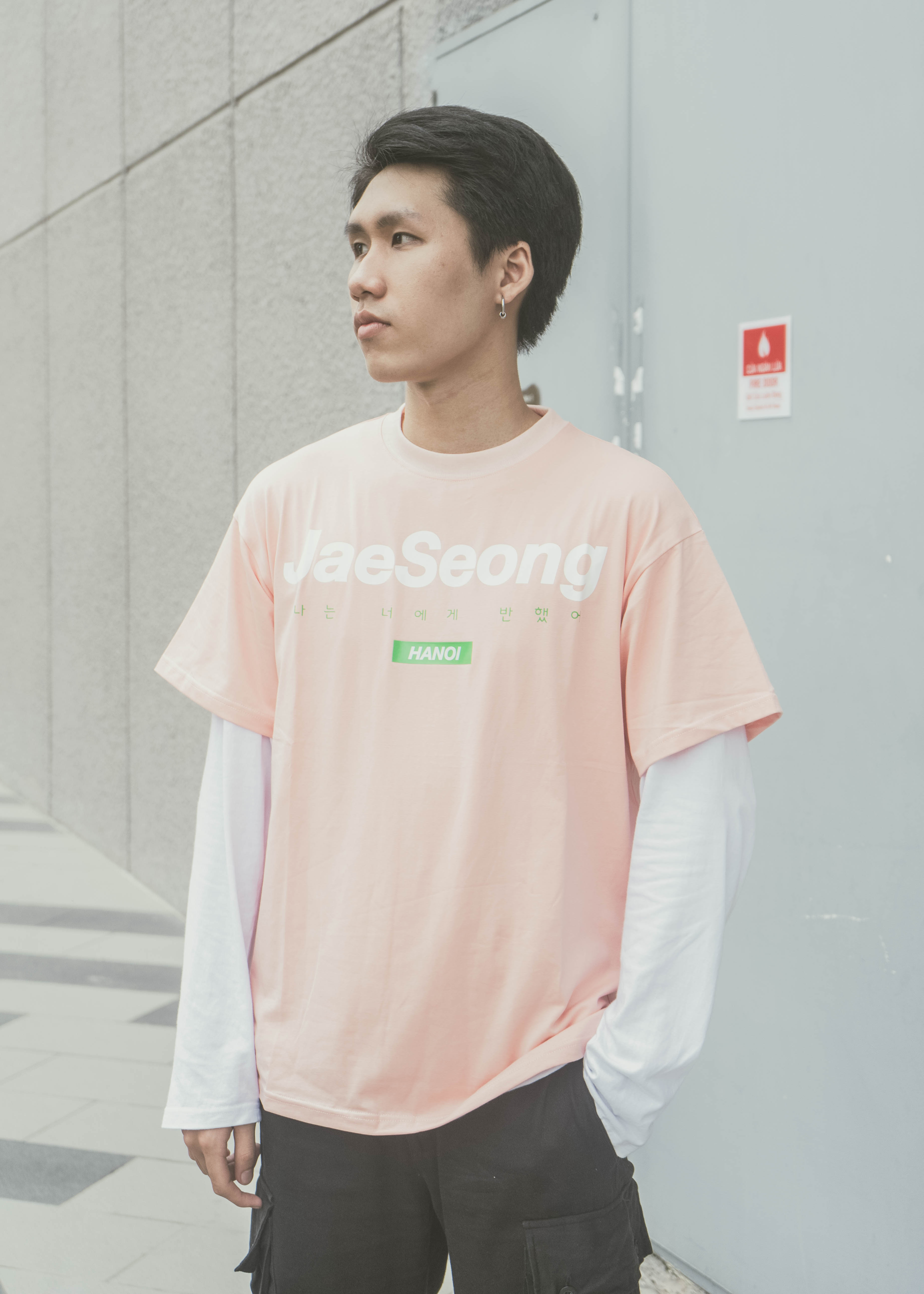 JAESEONG HANOI BOX LOGO T-SHIRT