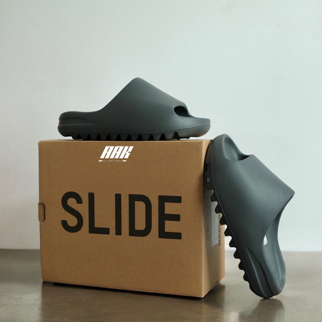 ADIDAS YEZZY SLIDES "SLATE GREY" (ID2350)