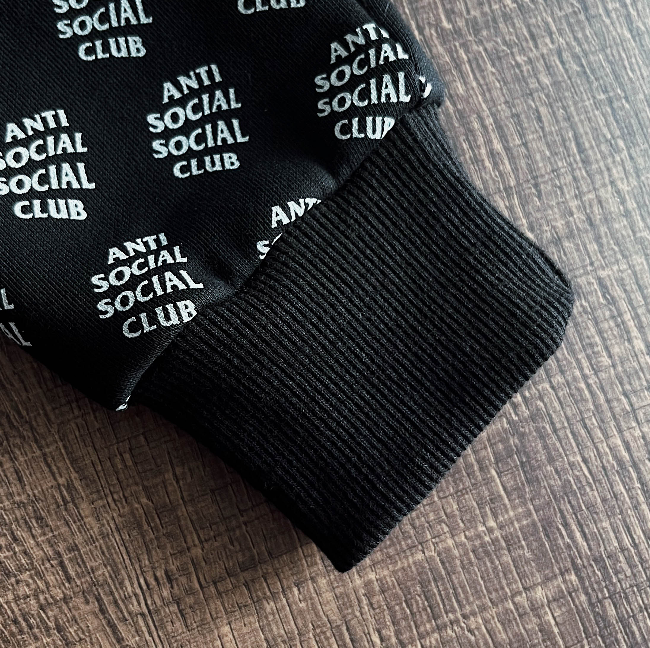 ASSC ALL OVER PRINT LOGO HOODIE BLACK