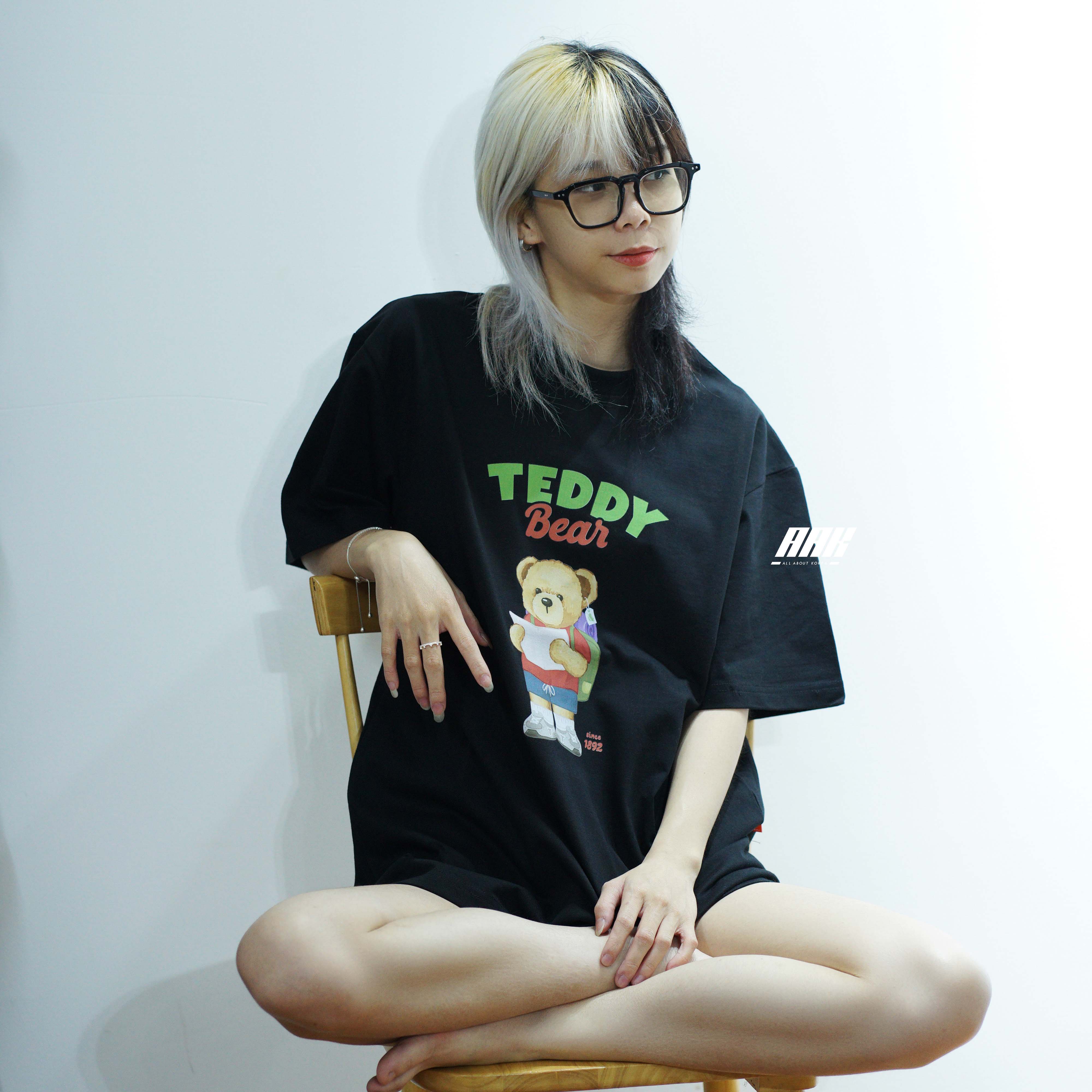 TEDDY ISLAND TEE - TEDDY TRAVEL (22SS09) - BLACK