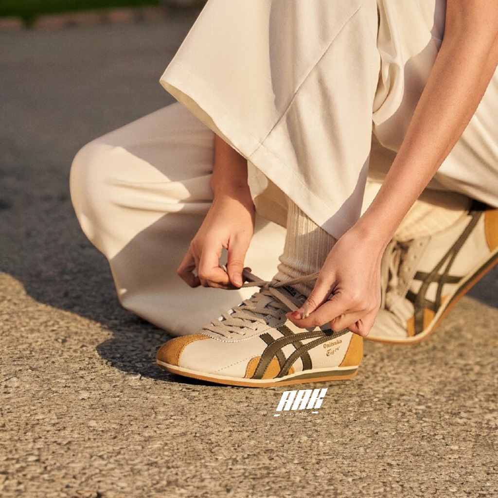 ONITSUKA TIGER RUNSPARK "OLIVE GREEN MUSTARD YELLOW '(1183B480-200)