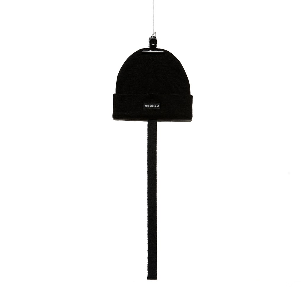 PMO KNIT CAP #4 BLACK