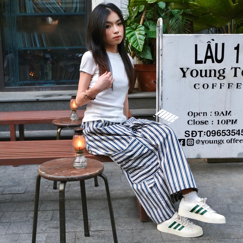 ADIDAS NEO STREET CHECK CREAM/WHITE GREEN (ID6061)