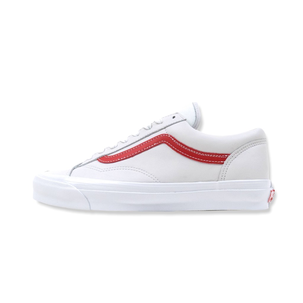 VANS VAULT OG STYLE 36 TRUE WHITE RED - VN0A4BVE21D