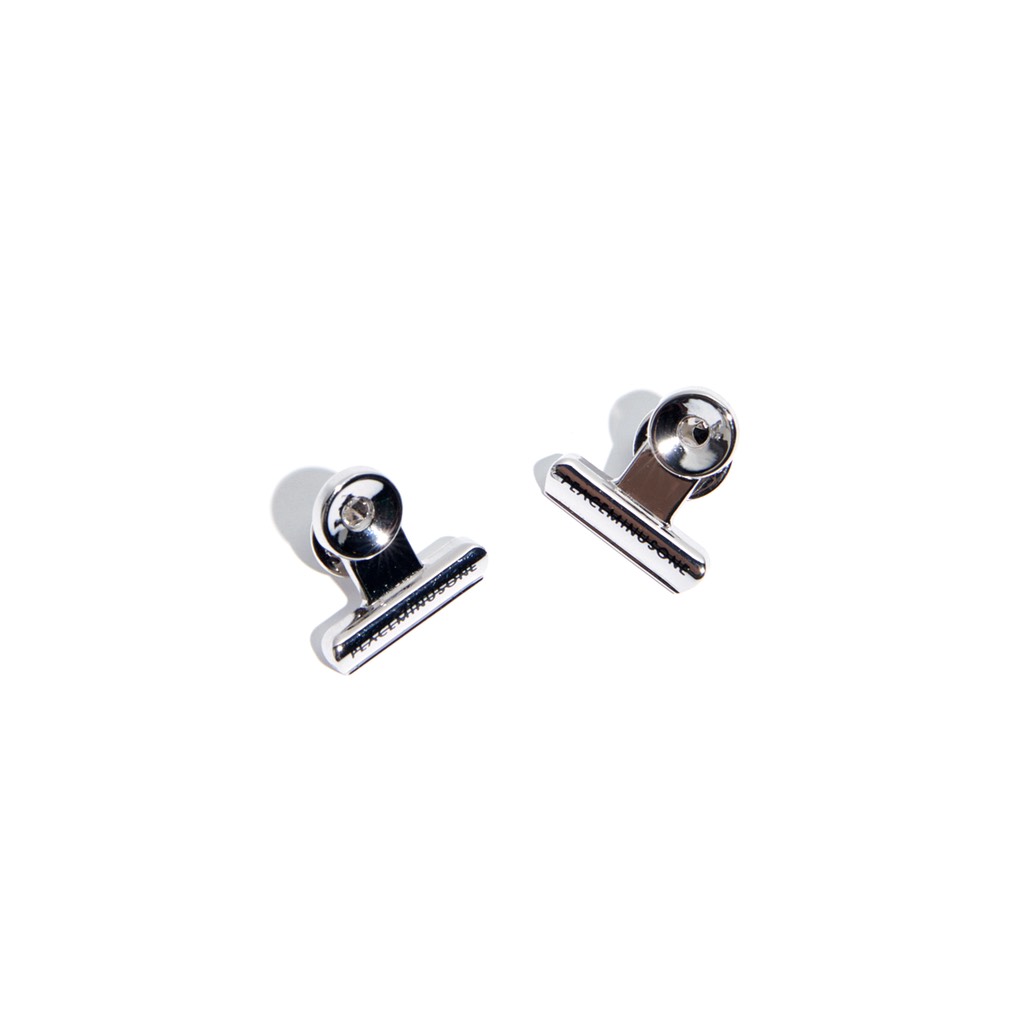 PMO BULLDOG CLIP PIN SET #1 SILVER