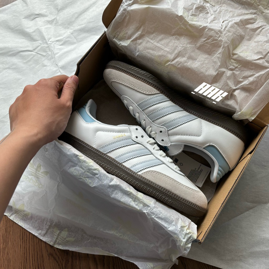 ADIDAS SAMBA OG "WHITE HALO BLUE" - ID2055