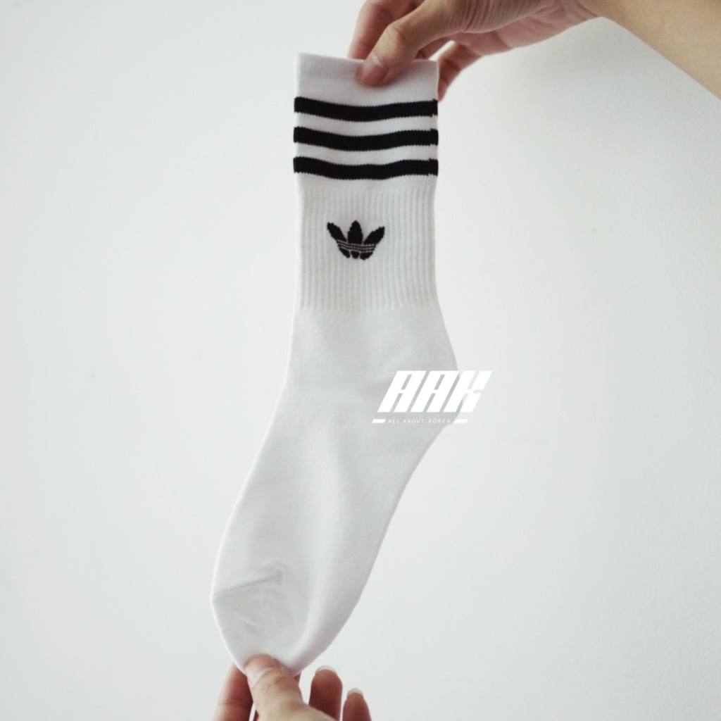 ADIDAS TREFOIL SOCKS - HIGH - WHITE