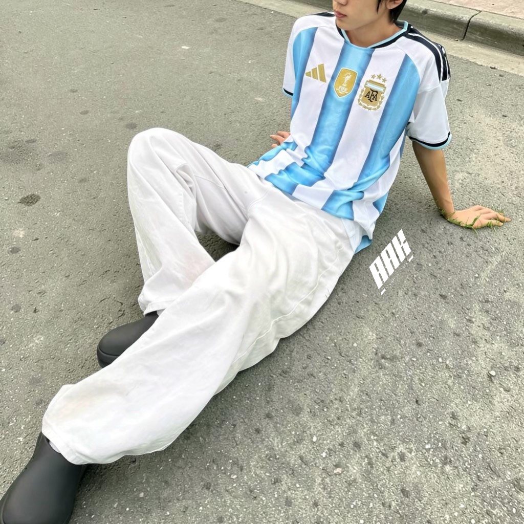Adidas Argentina AFA Home Jersey 26 ‘Jersey White/Icey Blue’ (JM8396)