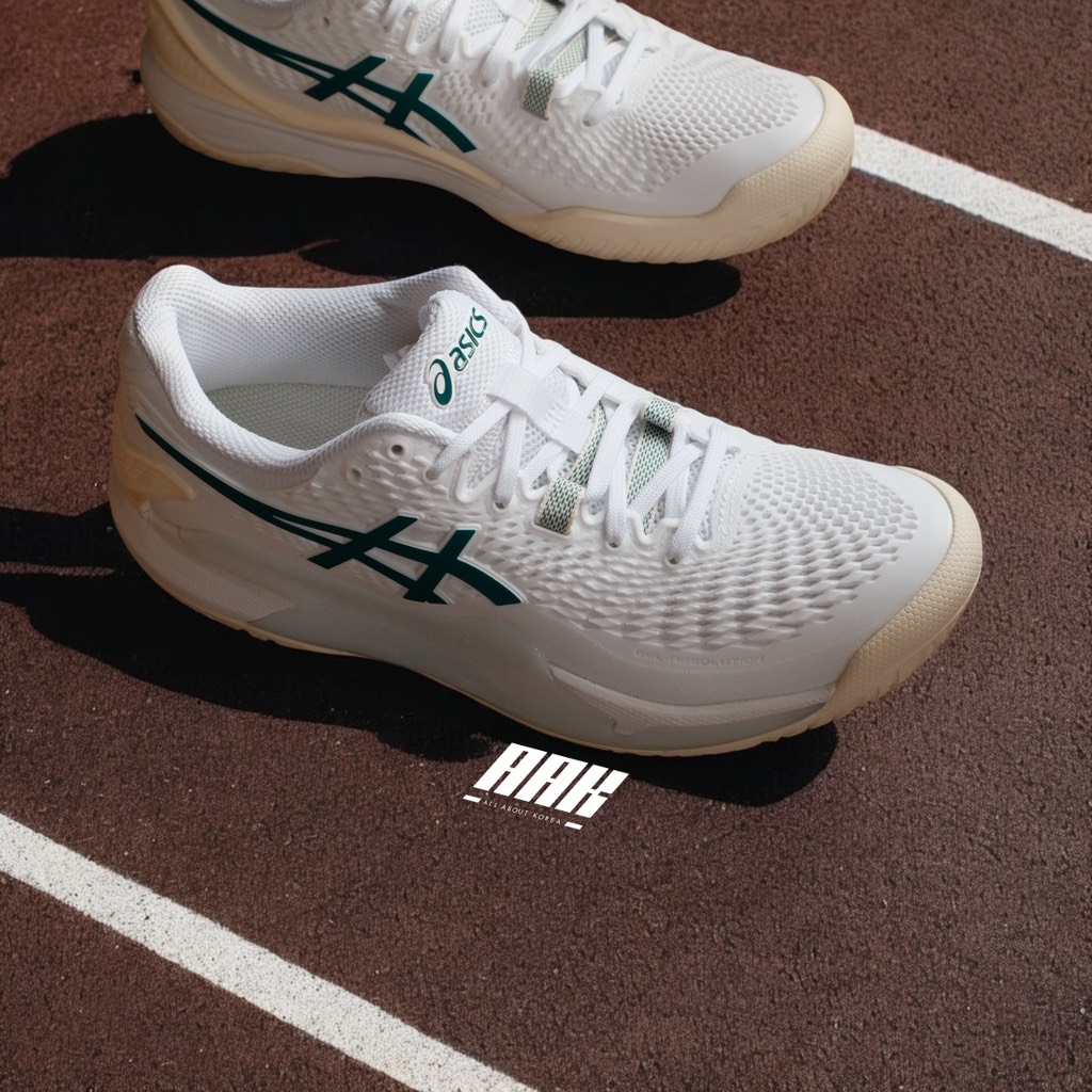 Asics GEL-RESOLUTION 9 White/Green (1042A246 101)