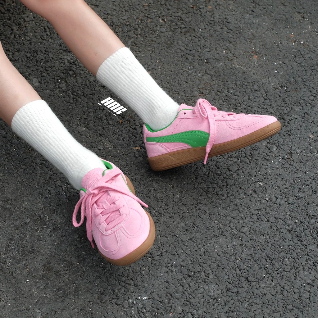 PUMA PALERMO - PINK DELIGHT/GREEN GUM  (397549 01)