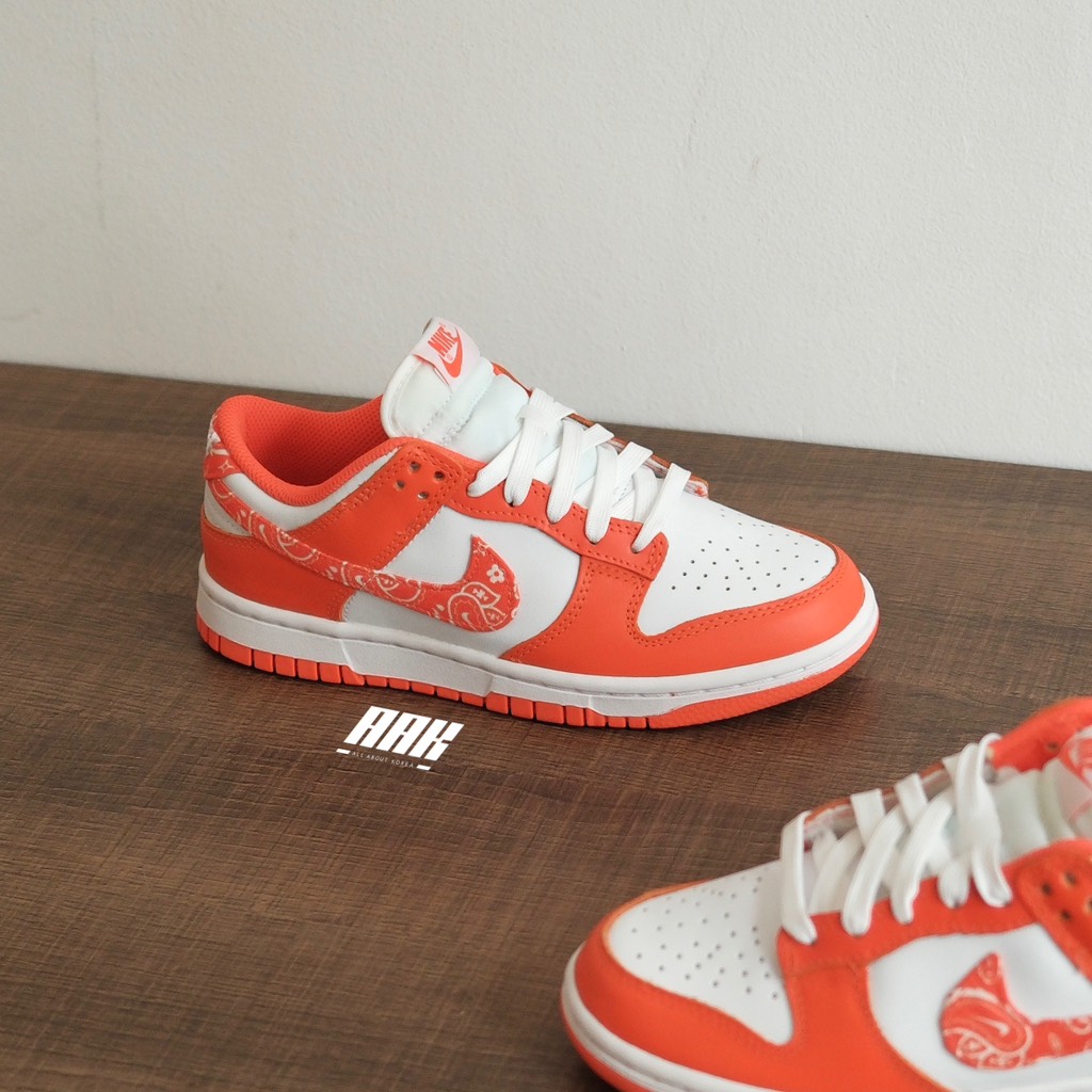 NIKE DUNK LOW ESSENTIAL 'PAISLEY PACK ORANGE' - (DH4401 103)
