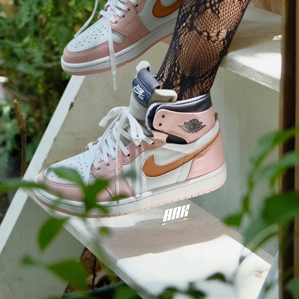 NIKE AIR JORDAN 1 HIGH ZOOM AIR CMFT PINK GLZAE - CT0979 601