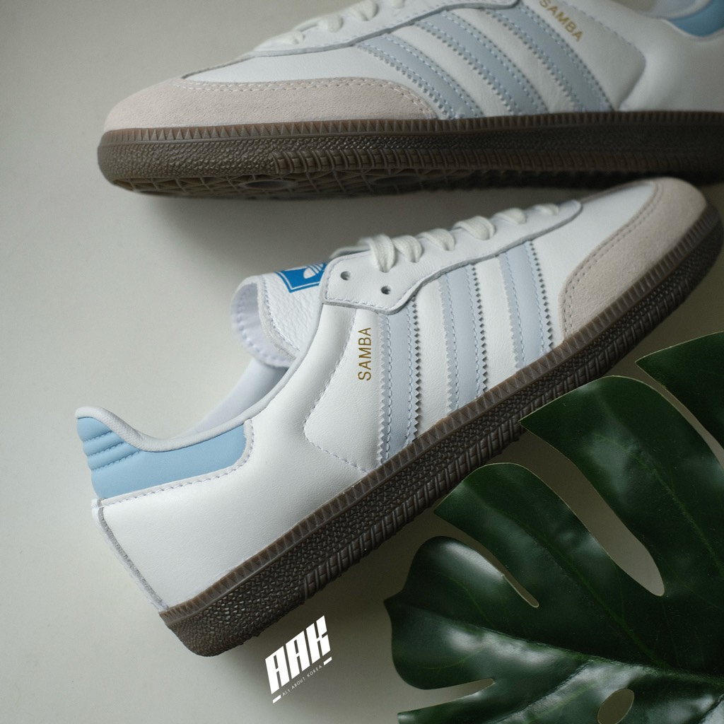 ADIDAS SAMBA OG "WHITE HALO BLUE" - ID2055