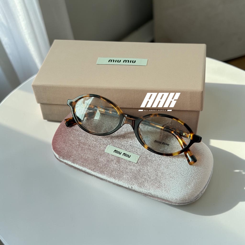 Miu Miu Eyeglasses "Havana Brown" (0MU04ZSVAU08N)