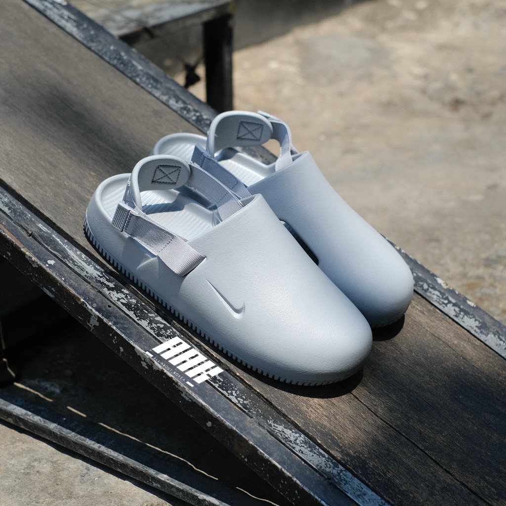 NIKE CALM MULE - LIGHT SMOKE GREY ( FD5131 002 )