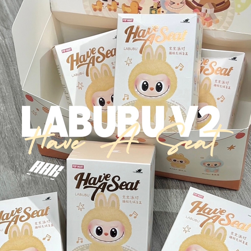 POPMART LABUBU HAVE A SIT (VER2) - (6941848280091)
