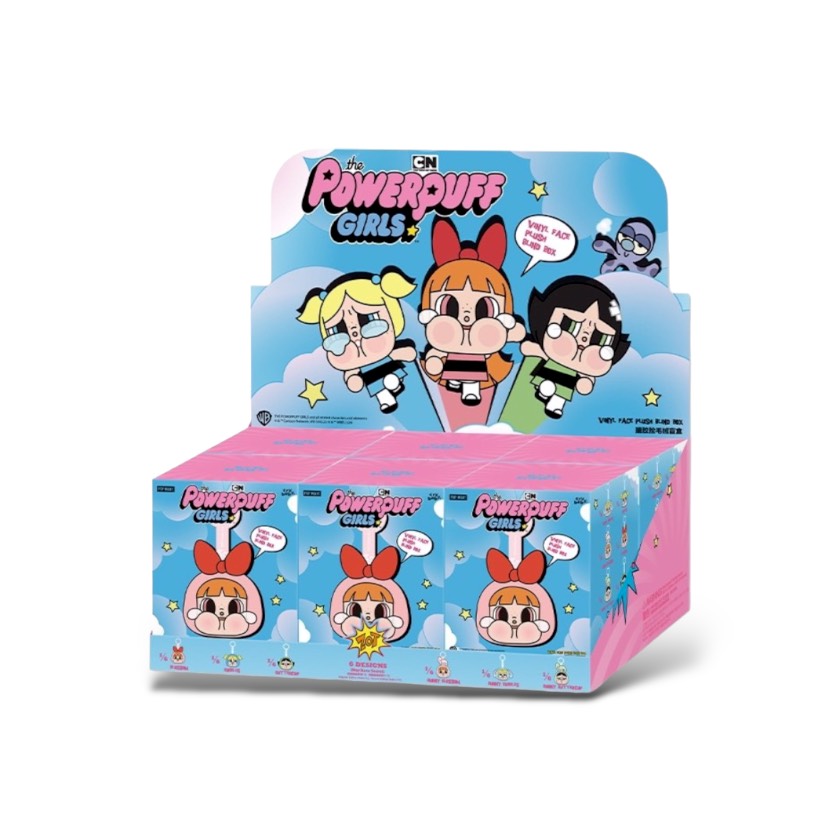 POPMART CRYBABY x POWERPUFF GIRLS VINYL FACE PLUSH (6931448666238)
