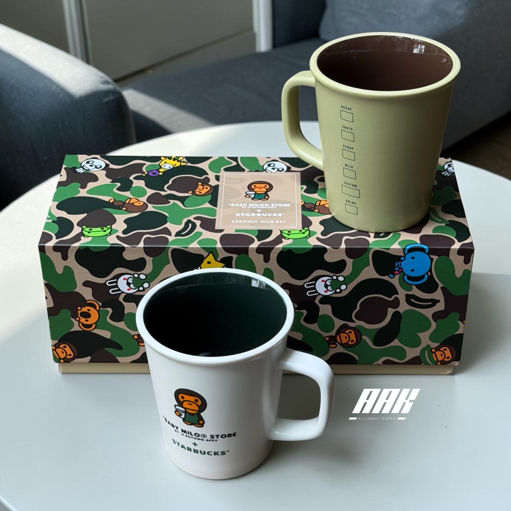 Baby Milo + Starbuck Ceramic Mug set