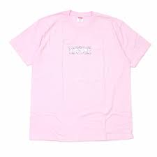 SUPREME FW19 BANDANA BOX LOGO T-SHIRT PINK