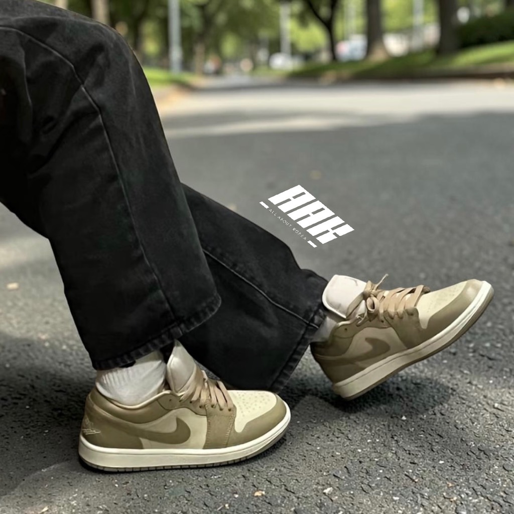 Nike Air Jordan 1 Low 'Rattan Sail Desert Camo'  (DC0774-203)