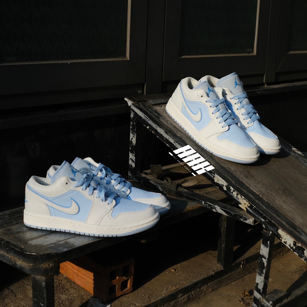 AIR JORDAN 1 LOW ' REVERSE ICE BLUE ' ( DV1299 104)