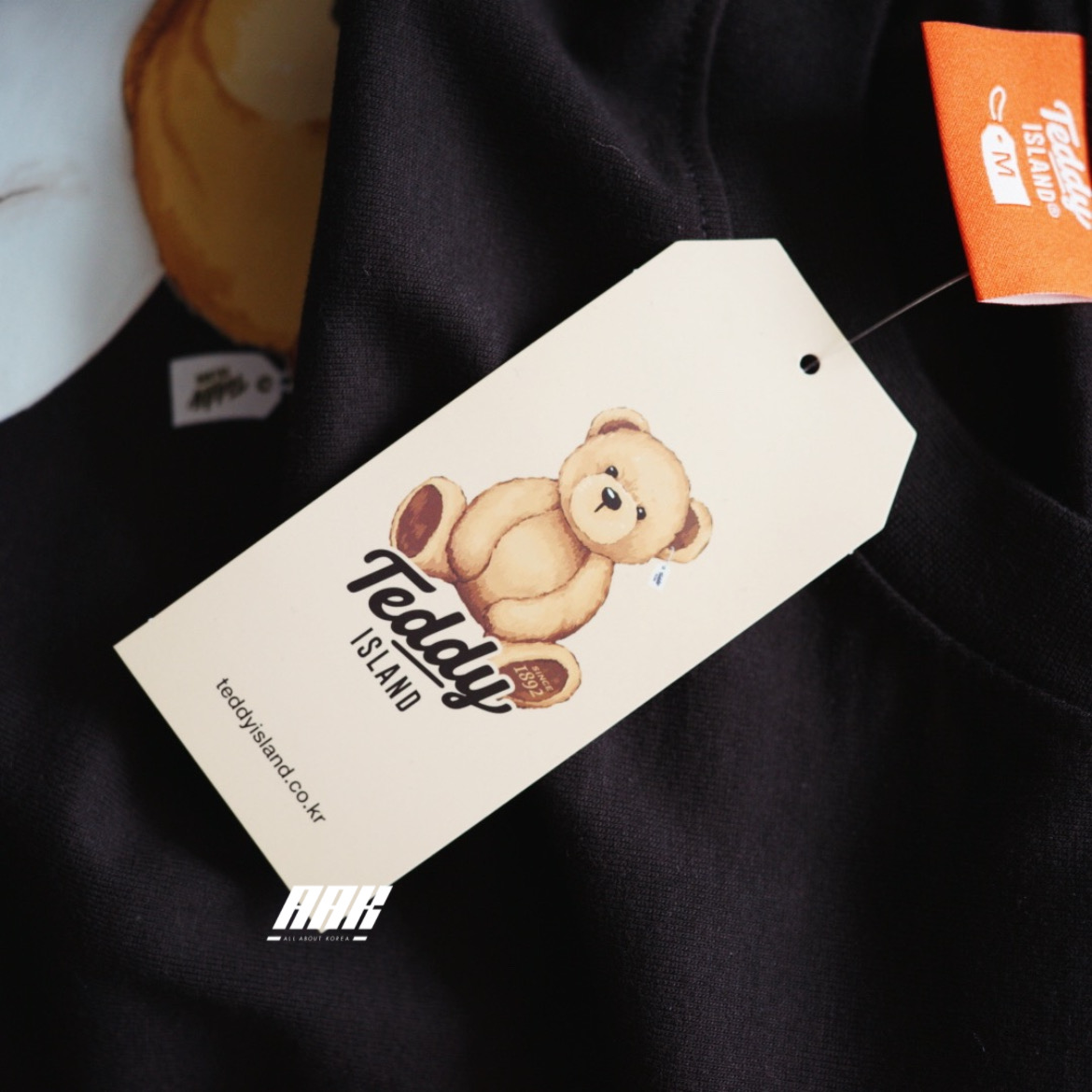 TEDDY ISLAND TEE - TEDDY TRAVEL (22SS09) - BLACK