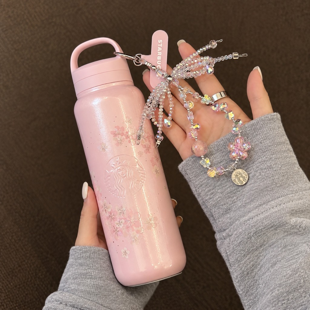 Starbucks Sakura Series Thermos Cup Pendant Pink
