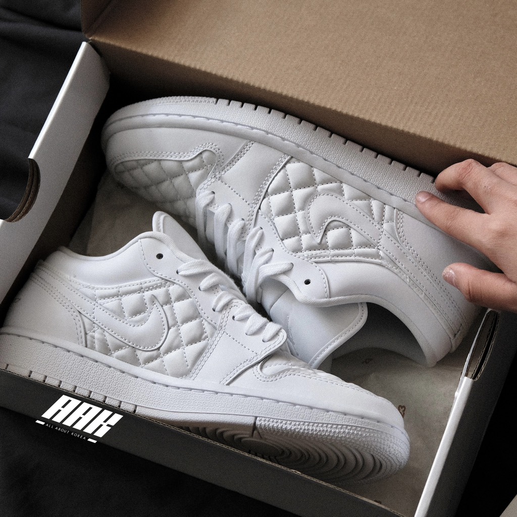 AIR JORDAN 1 LOW QUILTED WHITE ( DB6480 100)