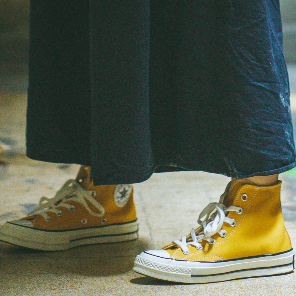 Converse 1970s hotsell sunflower on feet
