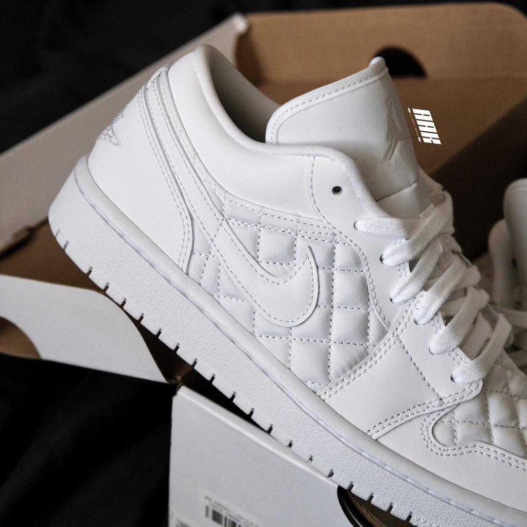 AIR JORDAN 1 LOW QUILTED WHITE ( DB6480 100)