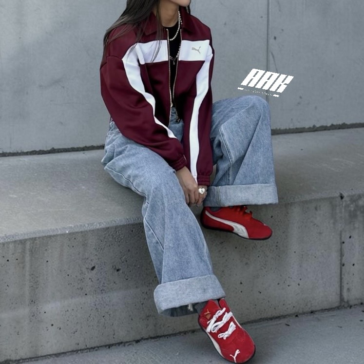 PUMA Sports Life Collection Jackets & Coats Women's Burgundy (633795-96)