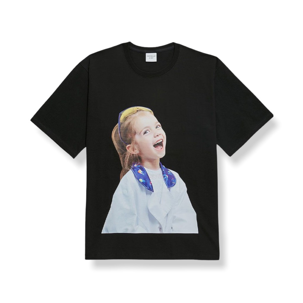 ADLV BABY FACE T-SHIRT BLACK LABORATORY - ADLV19SS SSBKBF LBT