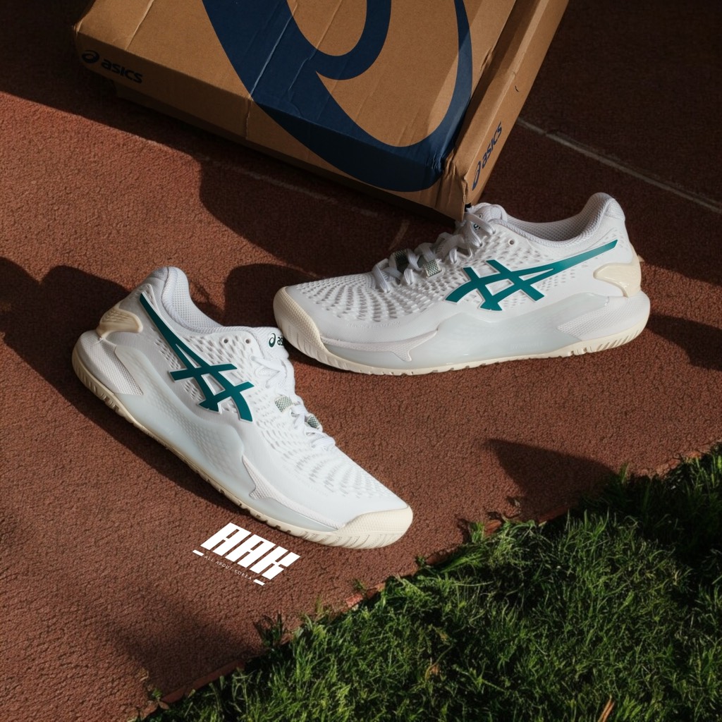 Asics GEL-RESOLUTION 9 White/Green (1042A246 101)