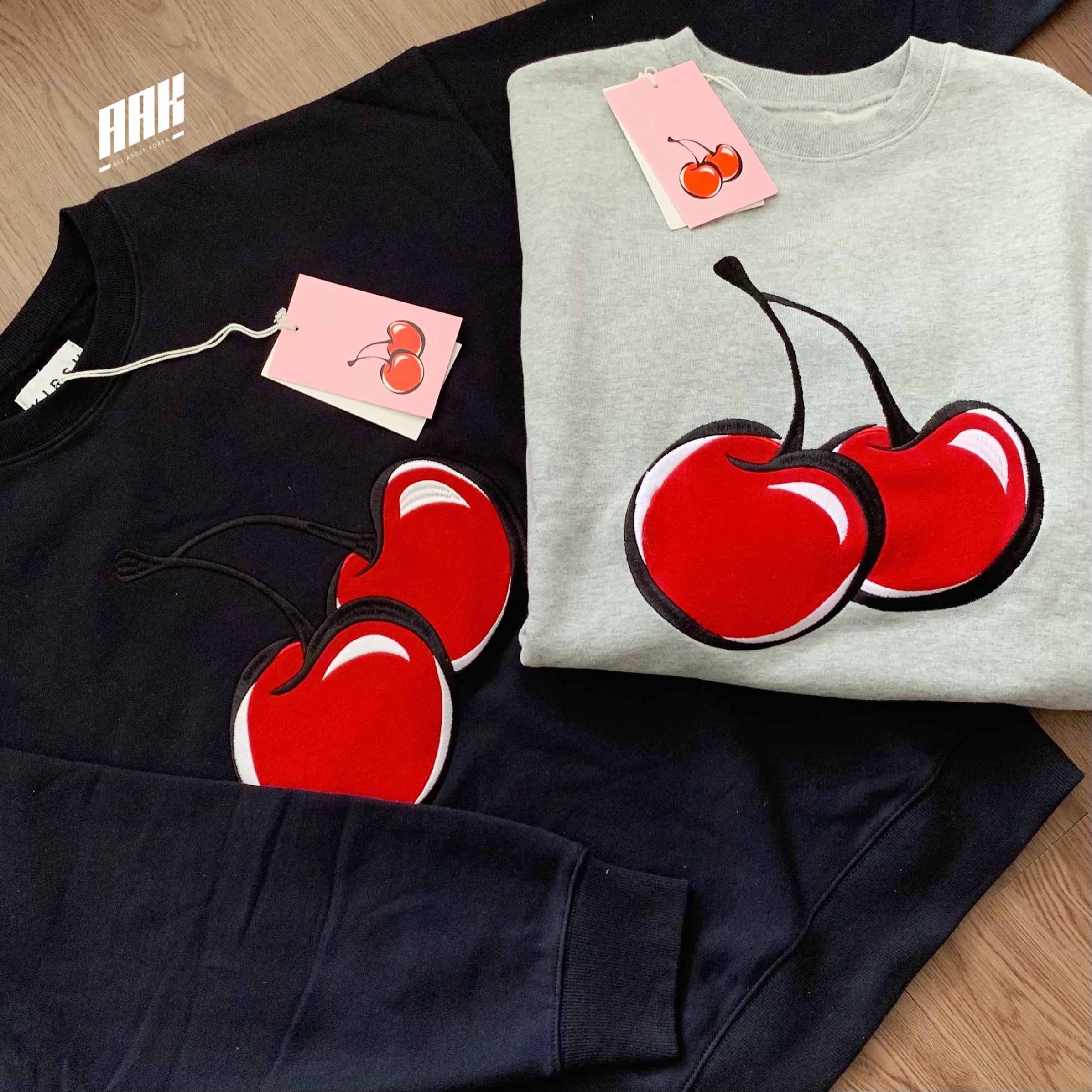 KIRSH BIG CHERRY SWEATSHIRT - FREESIZE