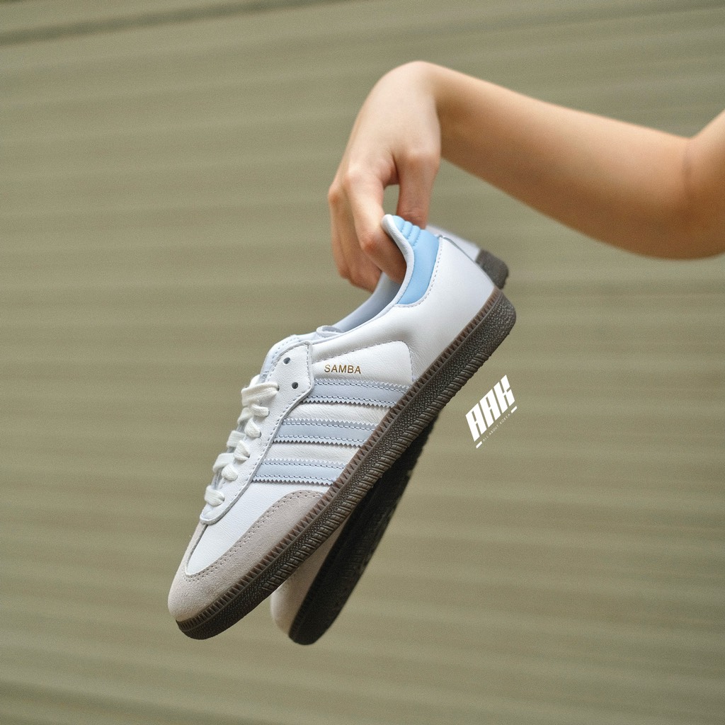 ADIDAS SAMBA OG "WHITE HALO BLUE" - ID2055