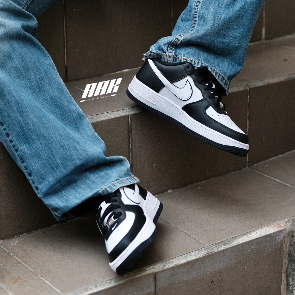 NIKE AIRFORCE 1 07 LV8 'Panda' - DV1621 001