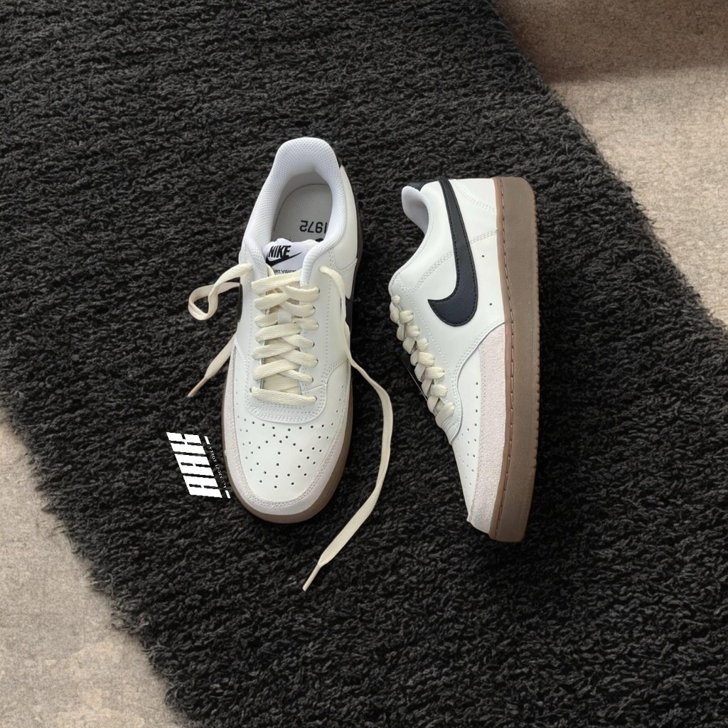 NIKE COURT VISION LOW 'SAIL LIGHT BROWN' - (FQ8075 133)