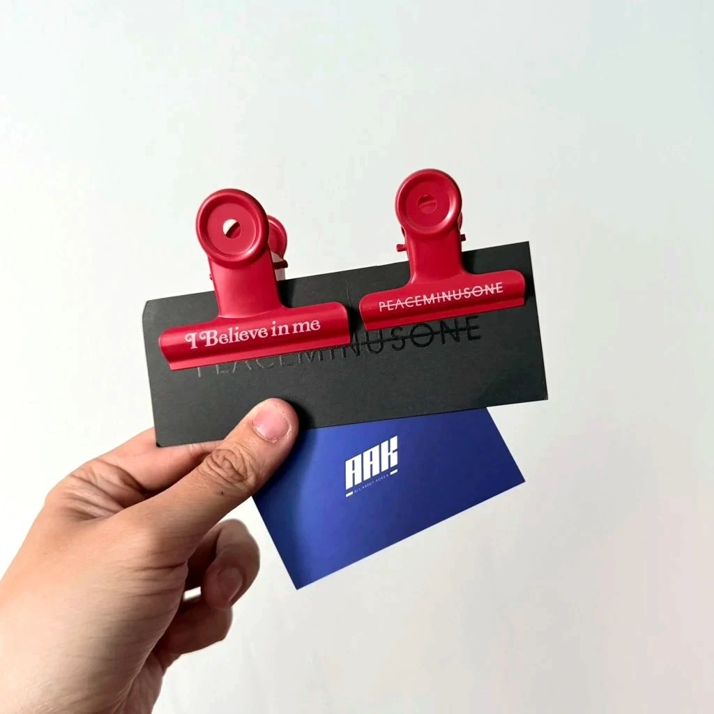 Peaceminusone x Verdy Bulldog Clip Red (set/ 2c)
