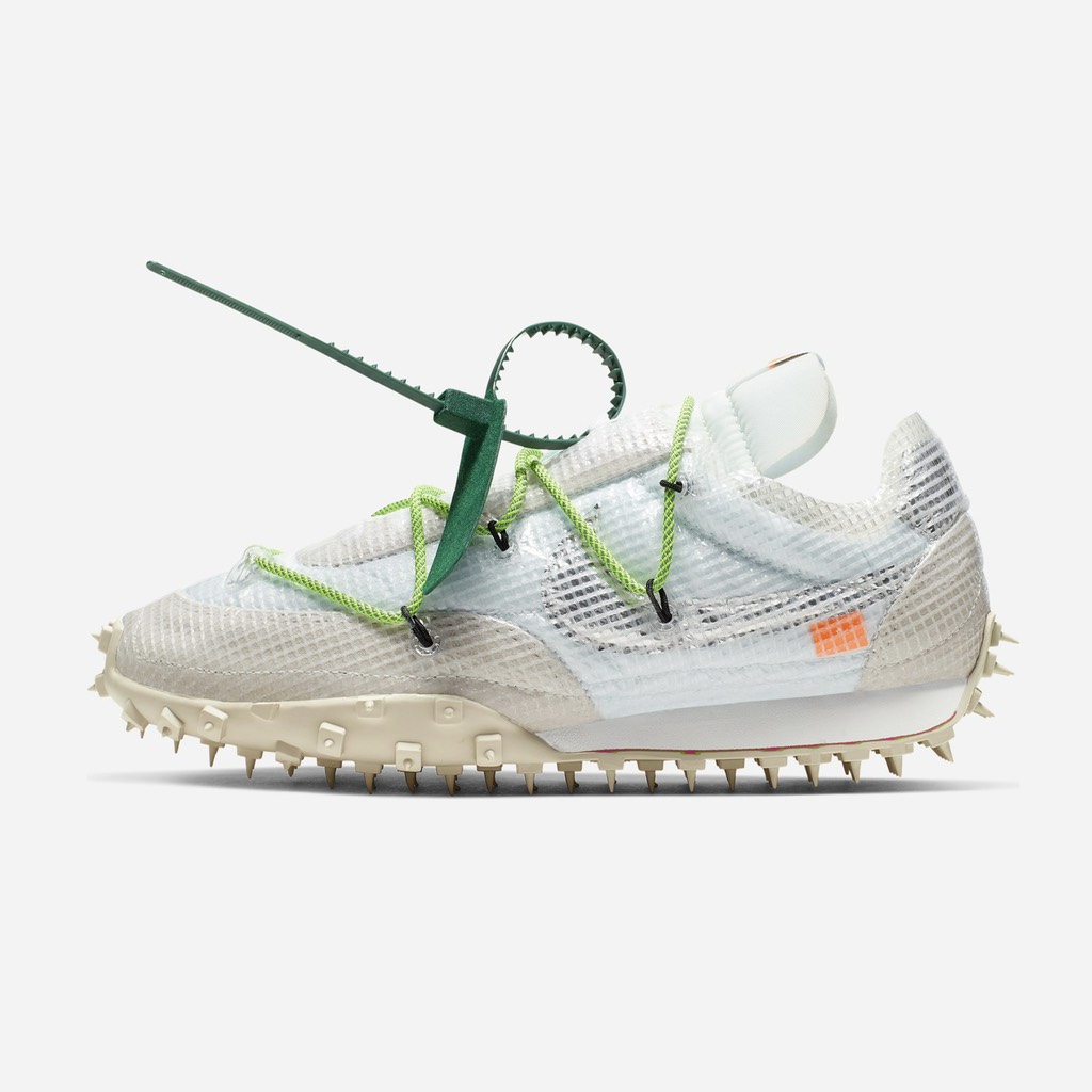 NIKE WAFFLE OFF WHITE RACER ELECTRIC GREEN - CD8180 100