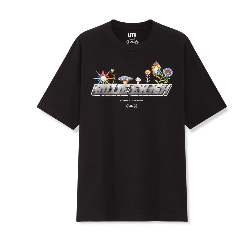 BILLIE EILISH X TAKASHI MURAKAMI T-SHIRT BLACK - 341 427390