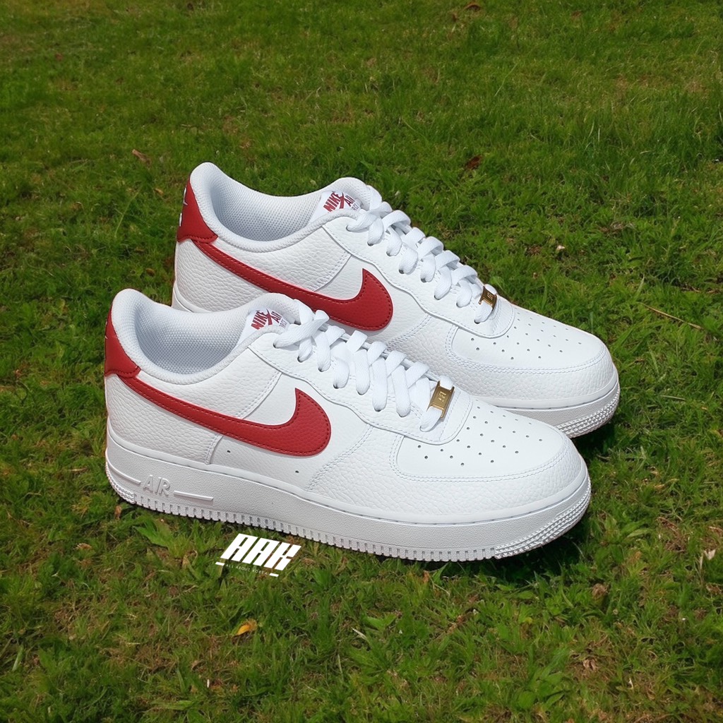 NIKE AIR FORCE 1 "WHITE RED" ( CZ0326 100 )