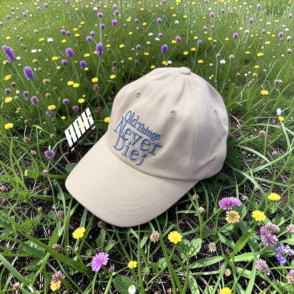 ONGO FLOWER KNOT CAP -SKY BLUE
