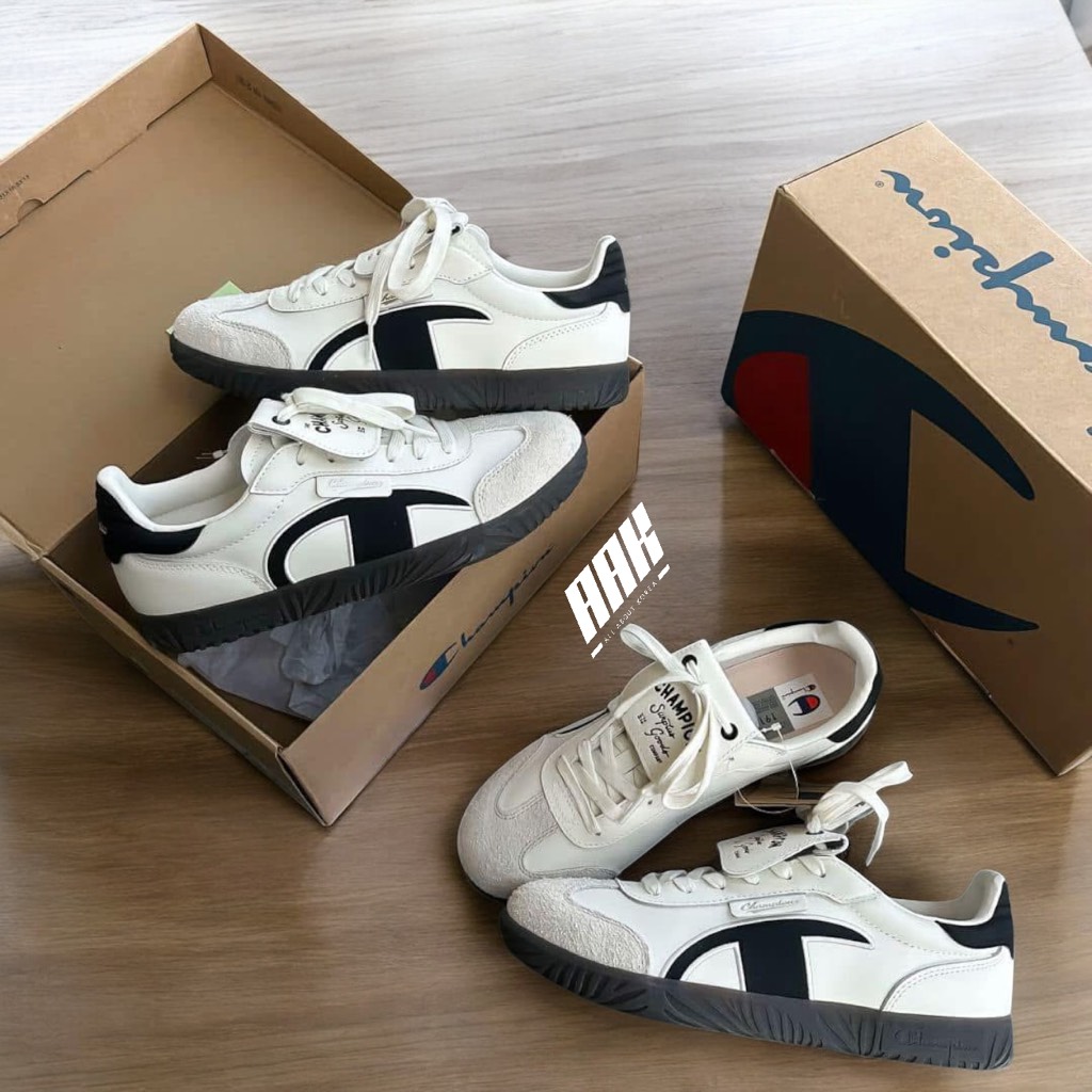 CHAMPION T-TRAINER ' Cream/Black ' [ U4CFCTW14U3]