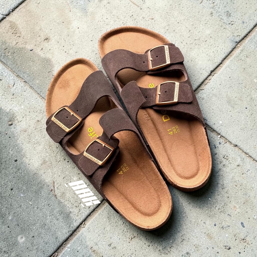 Devo Life Double Strap Arizona Suede / DARK BROWN (119WR02618)