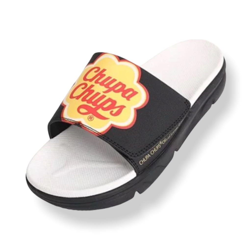 SHOOPEN X CHUPA CHUPS SLIPPERS BLACK AFDU79S02 ALL ABOUT KOREA