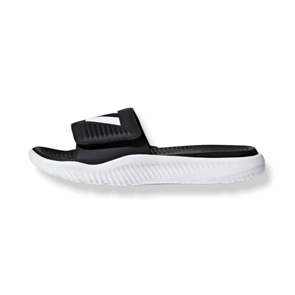 ADIDAS ALPHABOUNCE SLIDE BLACK WHITE - BA8775